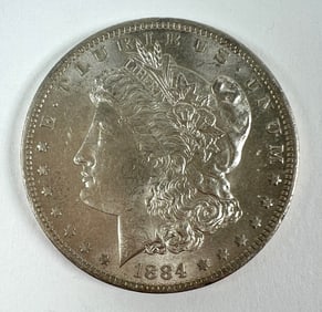 1884-O MORGAN SILVER DOLLAR BU