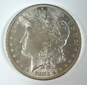 1883-O MORGAN SILVER DOLLAR BU