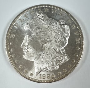 1885-O MORGAN SILVER DOLLAR BU