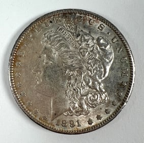 1891-S MORGAN SILVER DOLLAR
