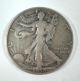 1938-D WALKING LIBERTY HALF DOLLAR