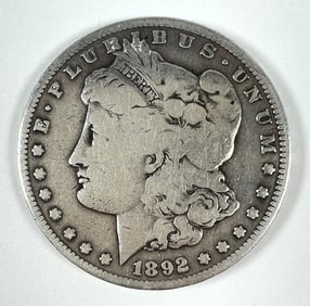 1892-S MORGAN SILVER DOLLAR