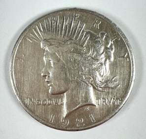 1921 PEACE SILVER DOLLAR - KEY DATE
