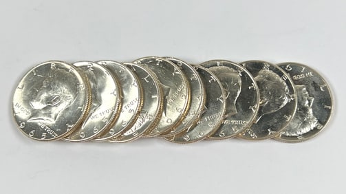 40% SILVER KENNEDY HALF DOLLARS