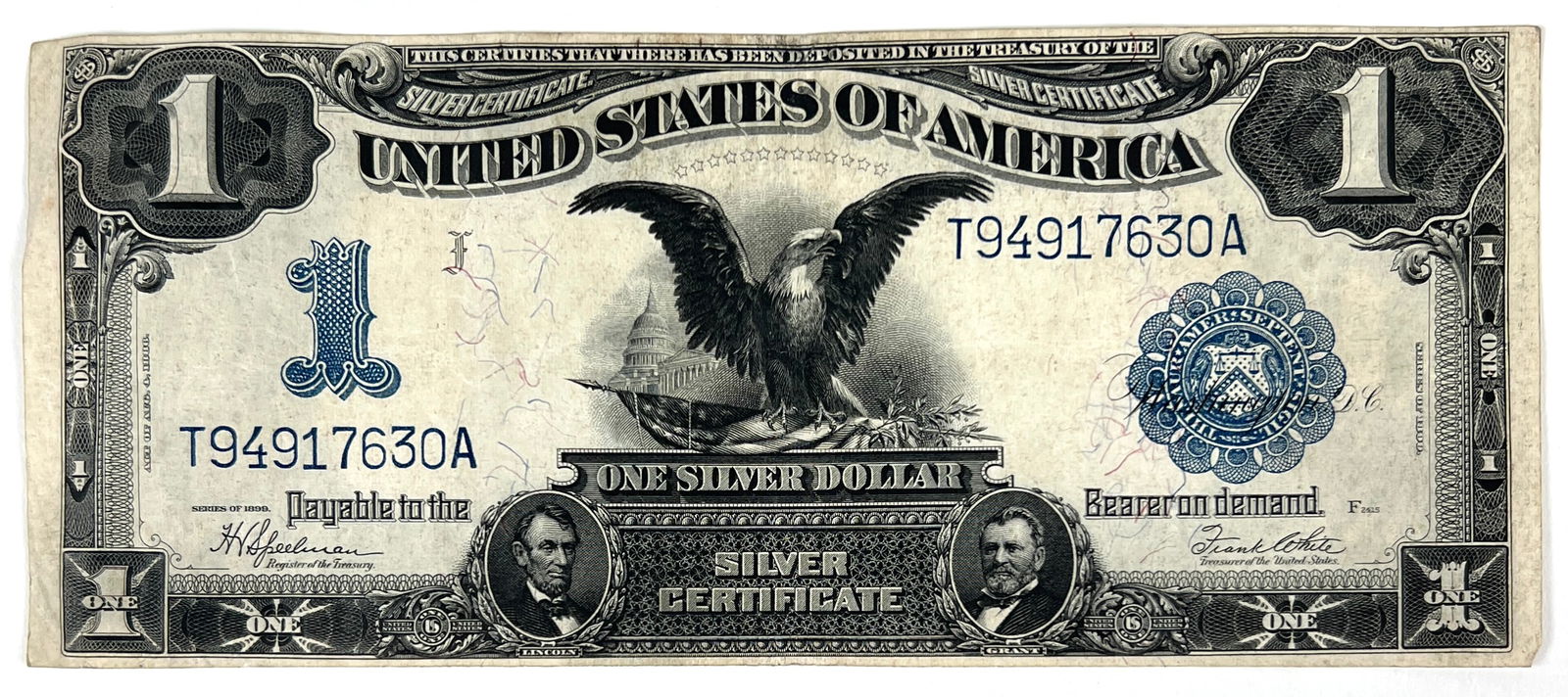 1899 U.S. $1 BLACK EAGLE NOTE (1 of 2)