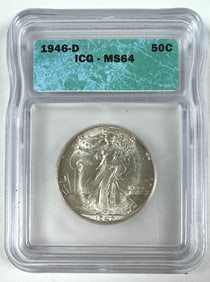 1946-D WALKING LIBERTY HALF DOLLAR
