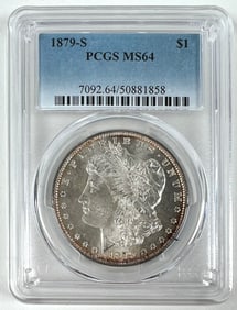 1879-S MORGAN SILVER DOLLAR