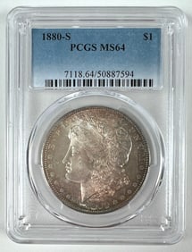1880-S MORGAN SILVER DOLLAR