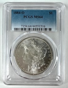 1884-O MORGAN SILVER DOLLAR