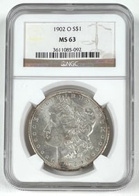 1902-O MORGAN SILVER DOLLAR