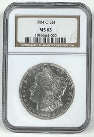 1904-O MORGAN SILVER DOLLAR