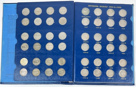 JEFFERSON NICKEL COIN BOOK