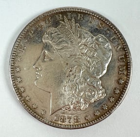 1878-S MORGAN SILVER DOLLAR BU