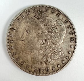 1878 MORGAN SILVER DOLLAR 7TF
