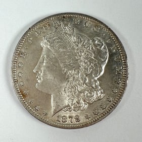 1879 MORGAN SILVER DOLLAR BU