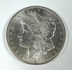 1880 MORGAN SILVER DOLLAR BU