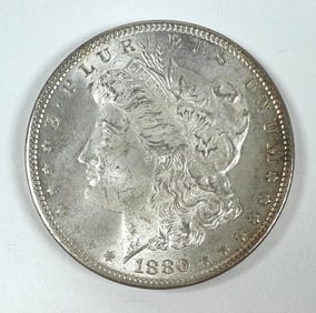 1880 MORGAN SILVER DOLLAR BU