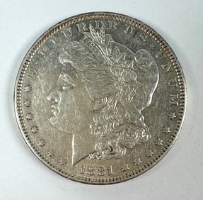 1881-O MORGAN SILVER DOLLAR BU
