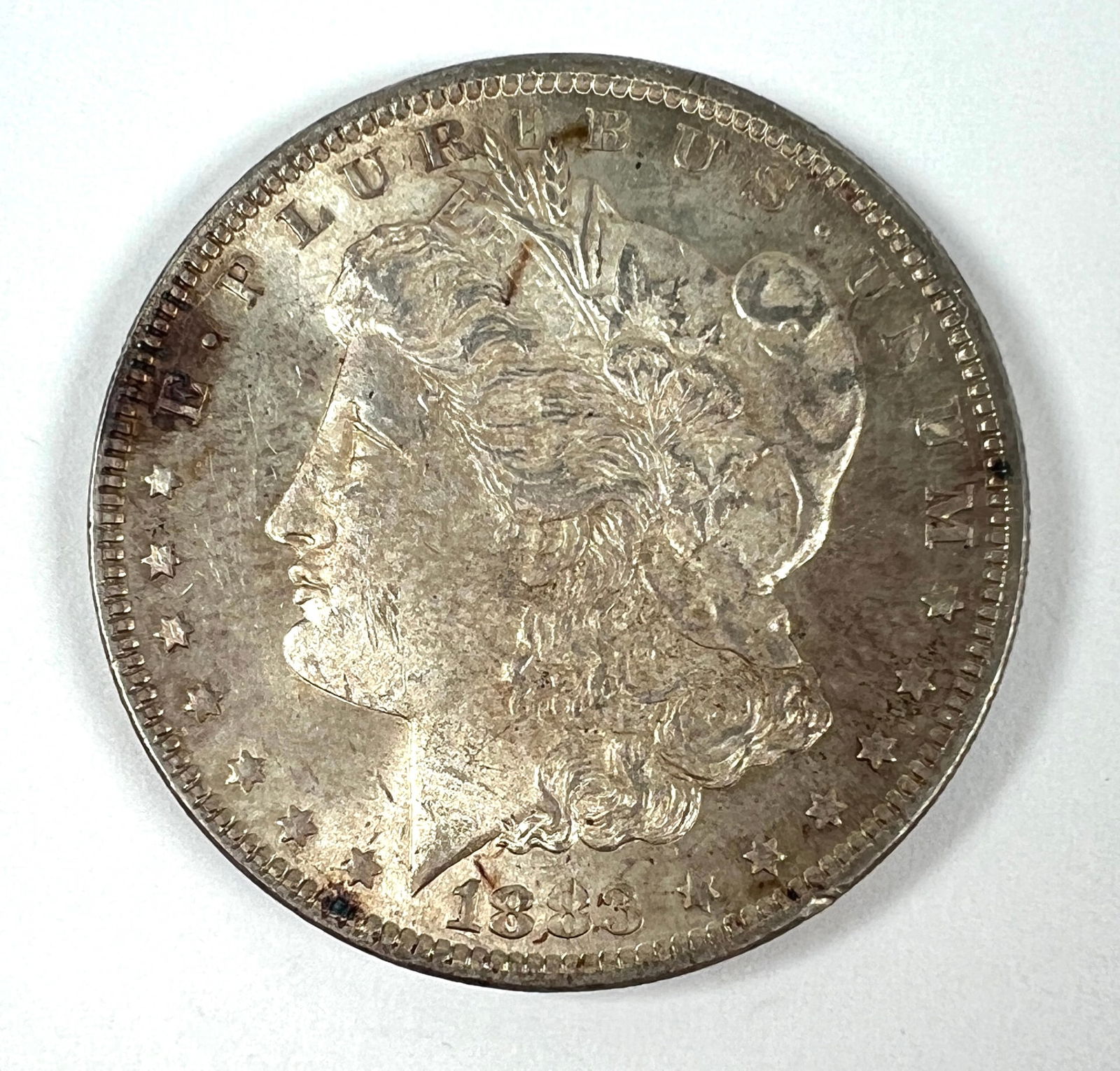 1883 MORGAN SILVER DOLLAR BU (1 of 2)