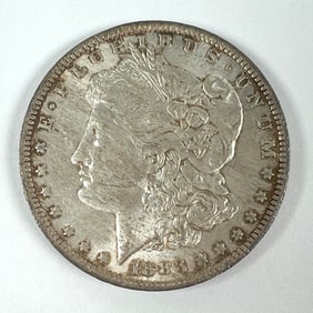 1883-O MORGAN SILVER DOLLAR AU