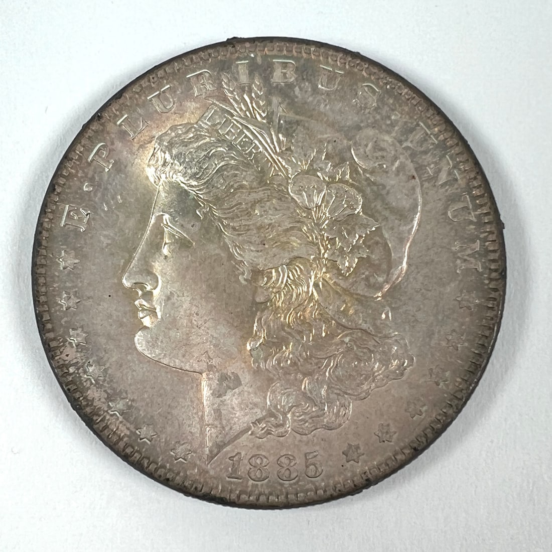 1885 MORGAN SILVER DOLLAR UNC (1 of 2)