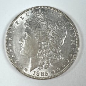 1885 MORGAN SILVER DOLLAR BU