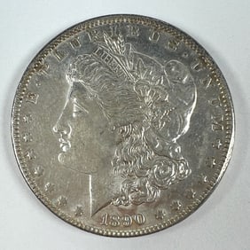 1890 MORGAN SILVER DOLLAR BU