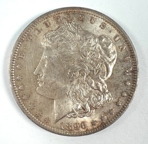 1896 MORGAN SILVER DOLLAR BU