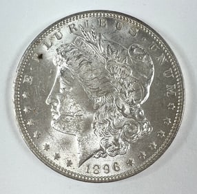 1896 MORGAN SILVER DOLLAR BU