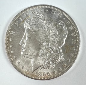 1896 MORGAN SILVER DOLLAR BU