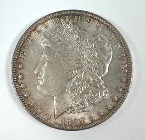 1896 MORGAN SILVER DOLLAR BU