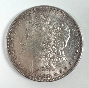 1898 MORGAN SILVER DOLLAR BU