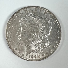 1898 MORGAN SILVER DOLLAR UNC