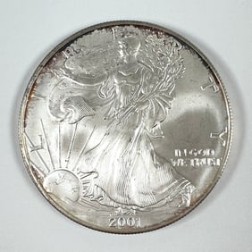 2001 AMERICAN SILVER EAGLE