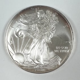 2008 AMERICAN SILVER EAGLE
