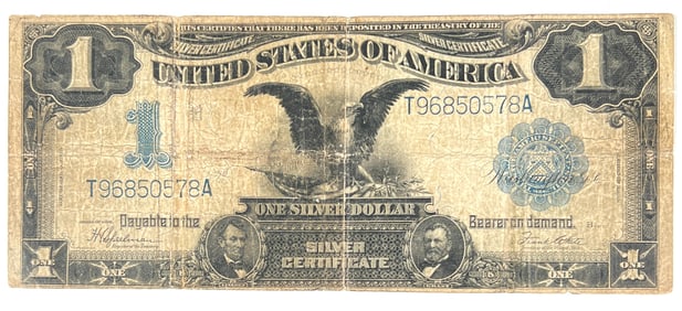 1899 U.S. $1 BLACK EAGLE NOTE