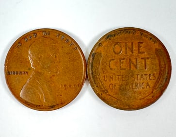1909 VDB LINCOLN CENTS
