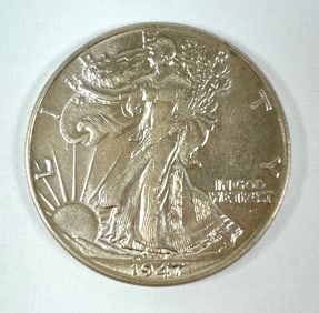 1947 WALKING LIBERTY HALF DOLLAR