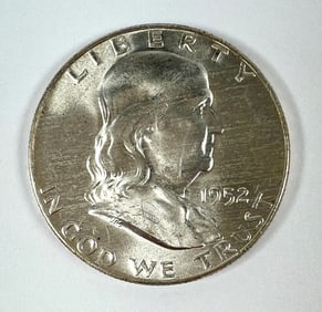 1952 FRANKLIN HALF DOLLAR UNC