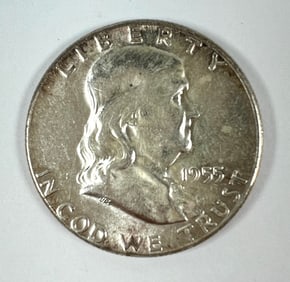 1955 FRANKLIN HALF DOLLAR UNC