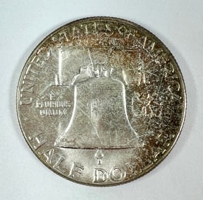 1958 FRANKLIN HALF DOLLAR UNC