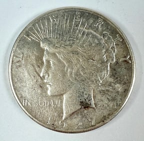 1927-S PEACE SILVER DOLLAR