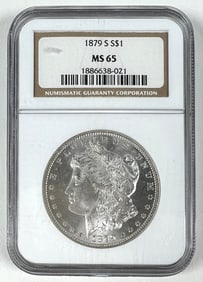 1879-S MORGAN SILVER DOLLAR