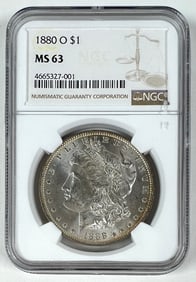 1880-O MORGAN SILVER DOLLAR