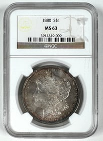 1880 MORGAN SILVER DOLLAR