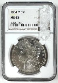 1904-O MORGAN SILVER DOLLAR