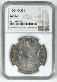 1904-O MORGAN SILVER DOLLAR