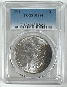 1888 MORGAN SILVER DOLLAR