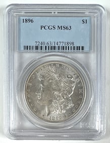 1896 MORGAN SILVER DOLLAR