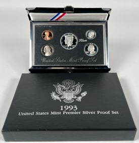 1993 U.S. MINT PREMIER SILVER PROOF SET